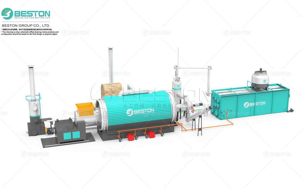 BLJ-16型号廢輪胎煉油設備